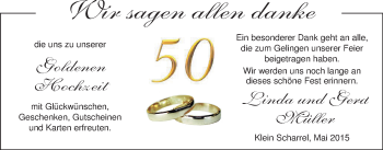 Hochzeitsanzeige von Linda Müller von Nordwest-Zeitung
