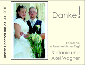 Hochzeitsanzeige von Stefanie  von Nordwest-Zeitung