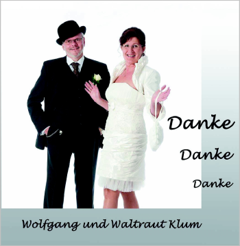 Hochzeitsanzeige von Waltraut Klum von Nordwest-Zeitung