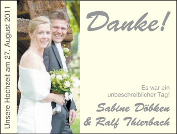 Hochzeitsanzeige von Sabine  von Nordwest-Zeitung