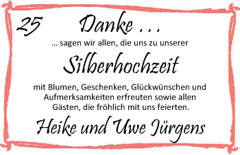 Hochzeitsanzeige von Heike Jürgens von Nordwest-Zeitung